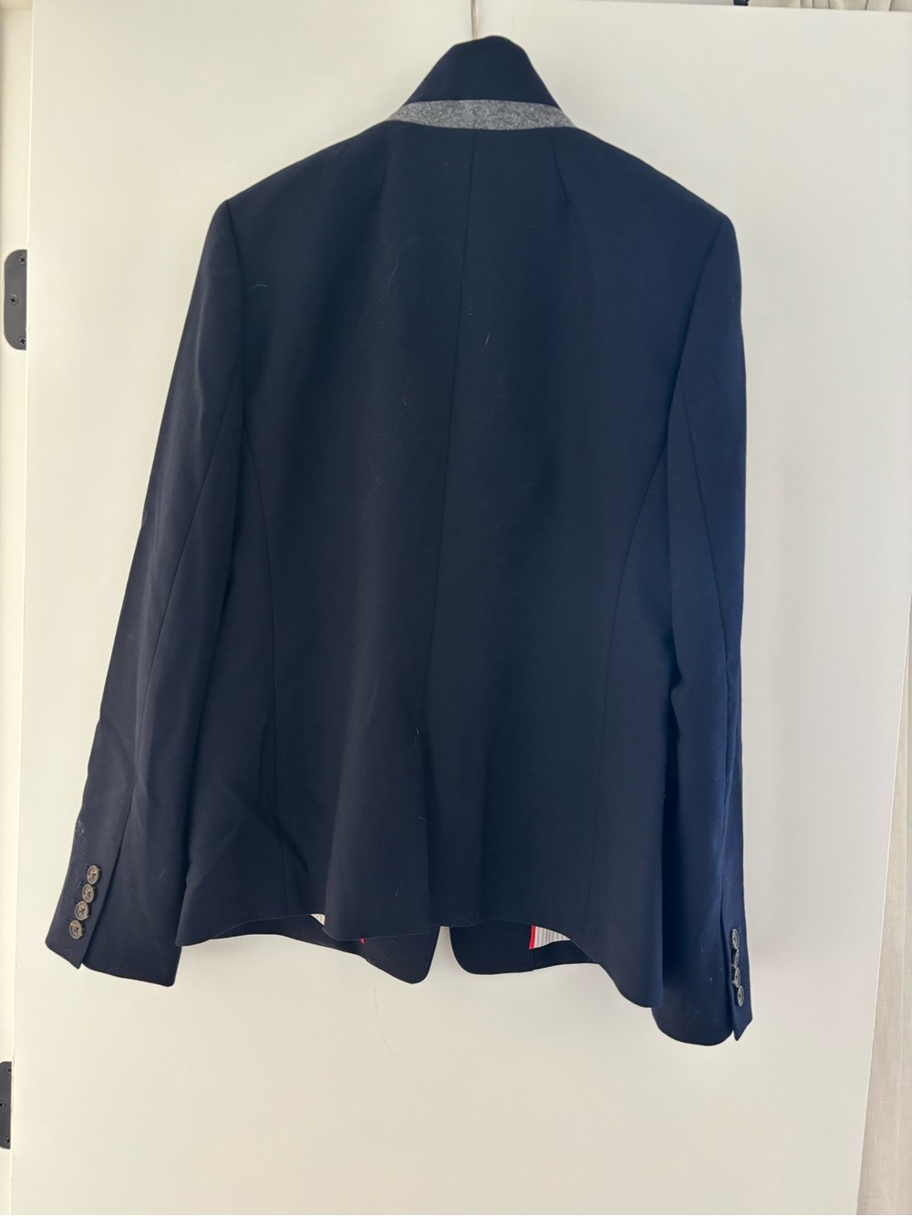 J. Crew Women’s Regent Single-Button Navy Blazer. Stand up collar. Wool blend. - Picture 4 of 4